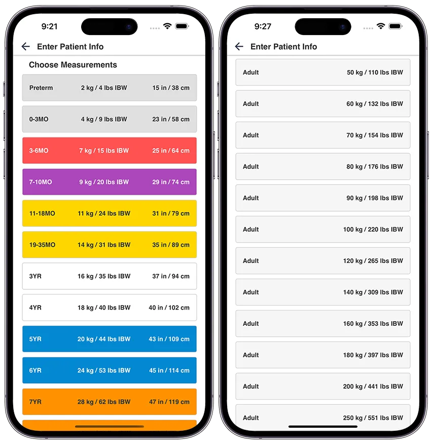 A screenshot of the Clinical Design app
